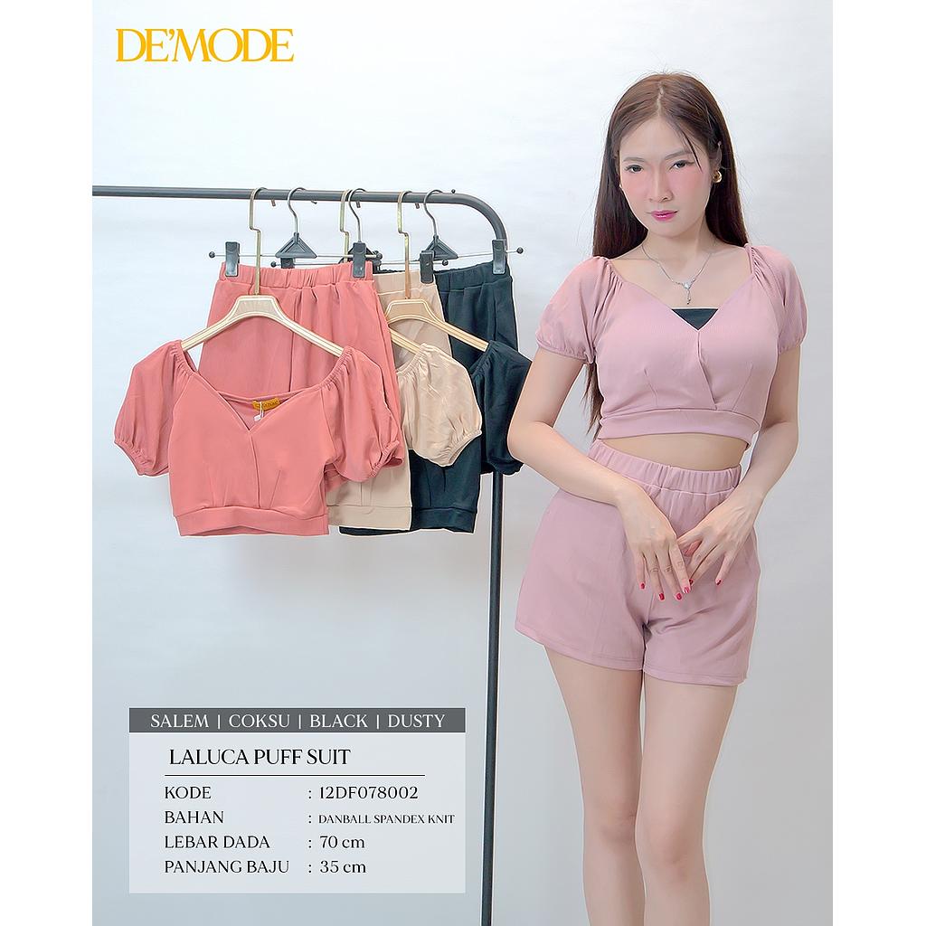 Laluca Puff suit  ( 2 Piece )  (DF078)