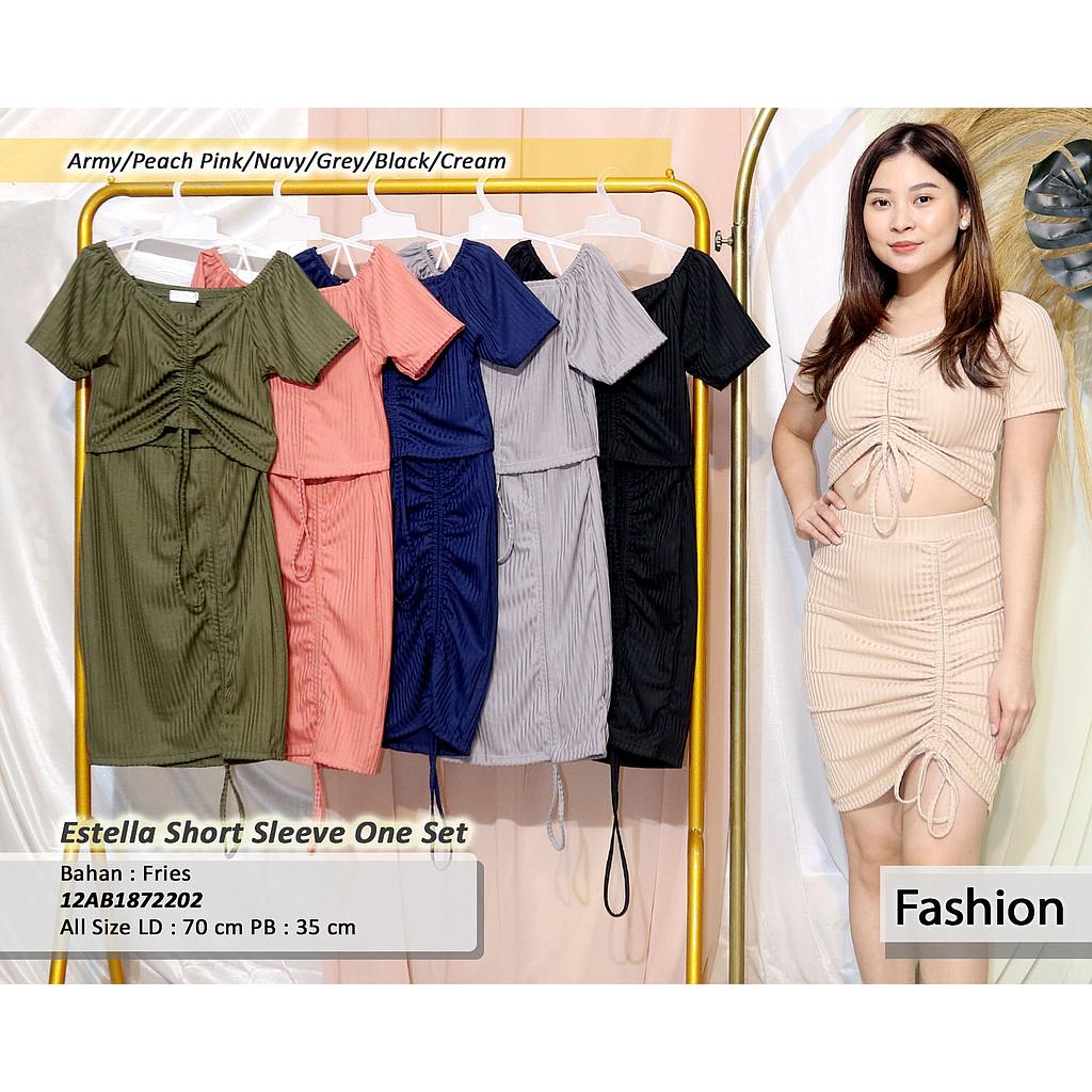 Esttela Short Sleeve One Set (AB187)