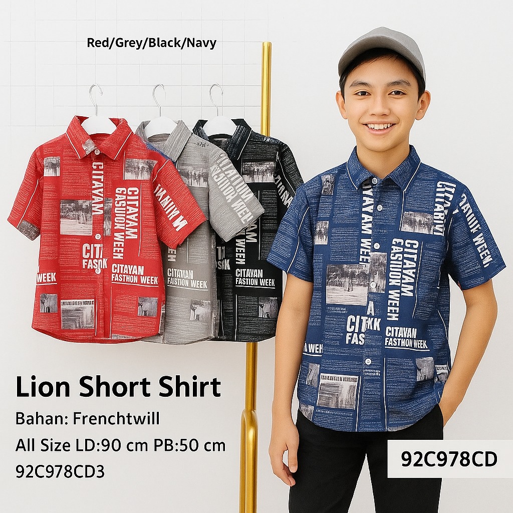 Lion short shirt (C 978)