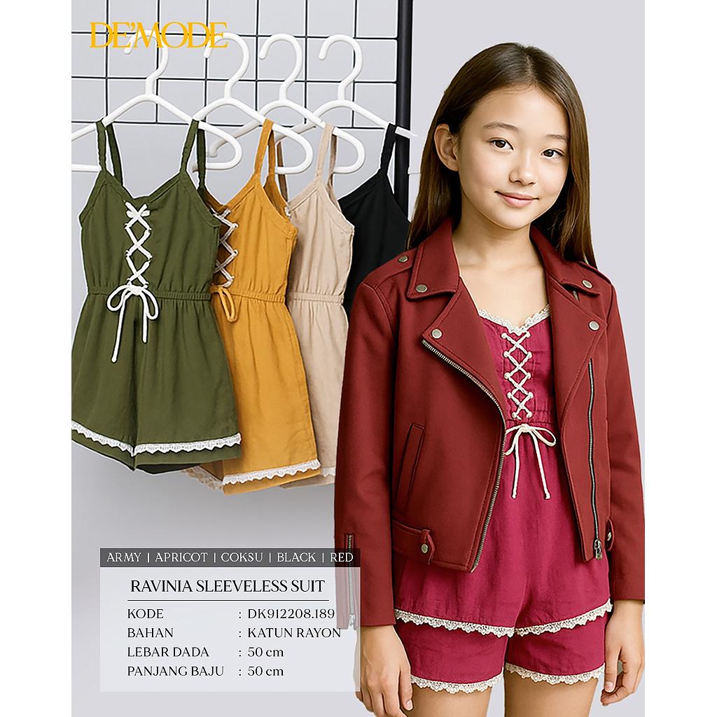 Ravinia sleeveless suit (2piece) (DK.189)