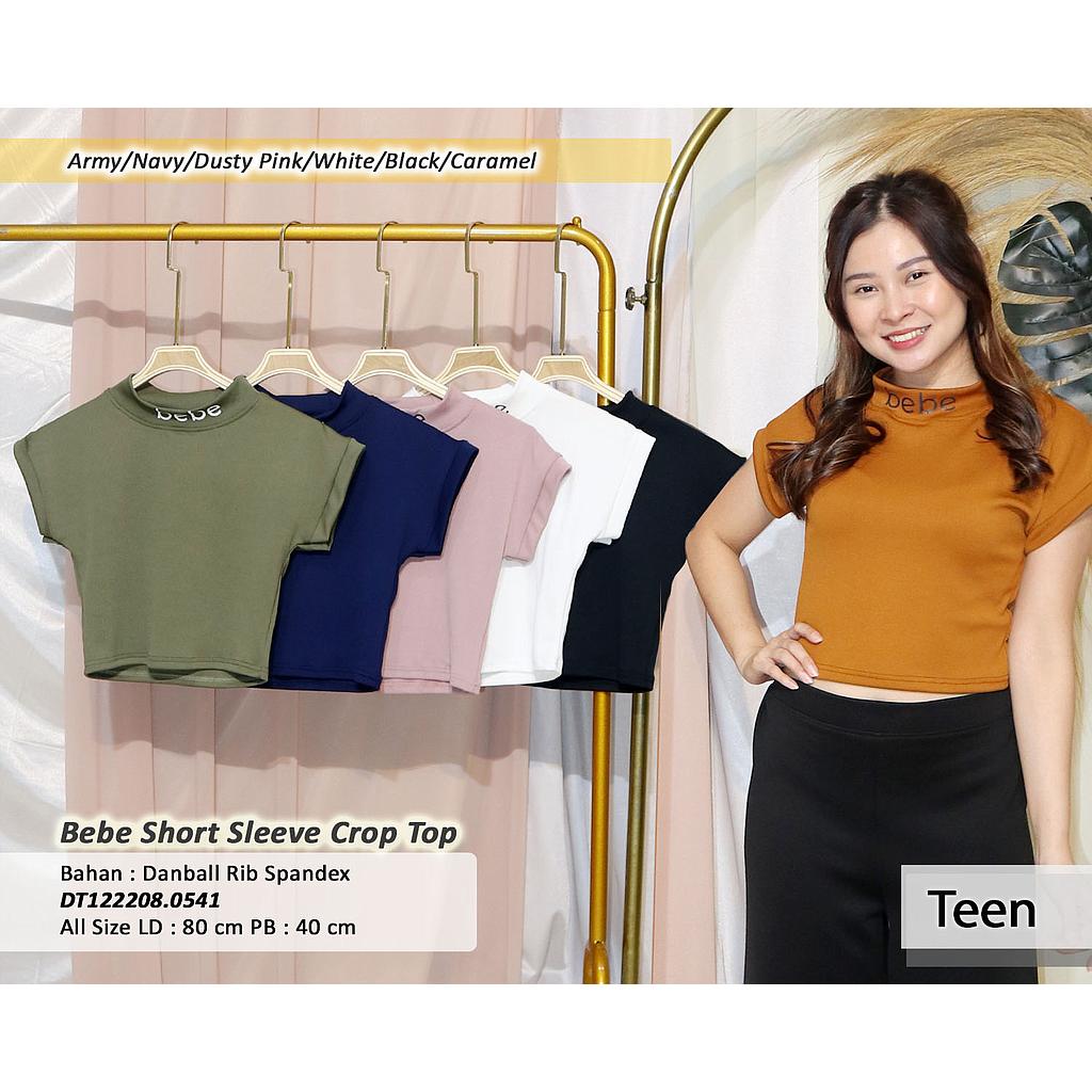 Bebe Short Sleeve Crop Top(DT.0541)