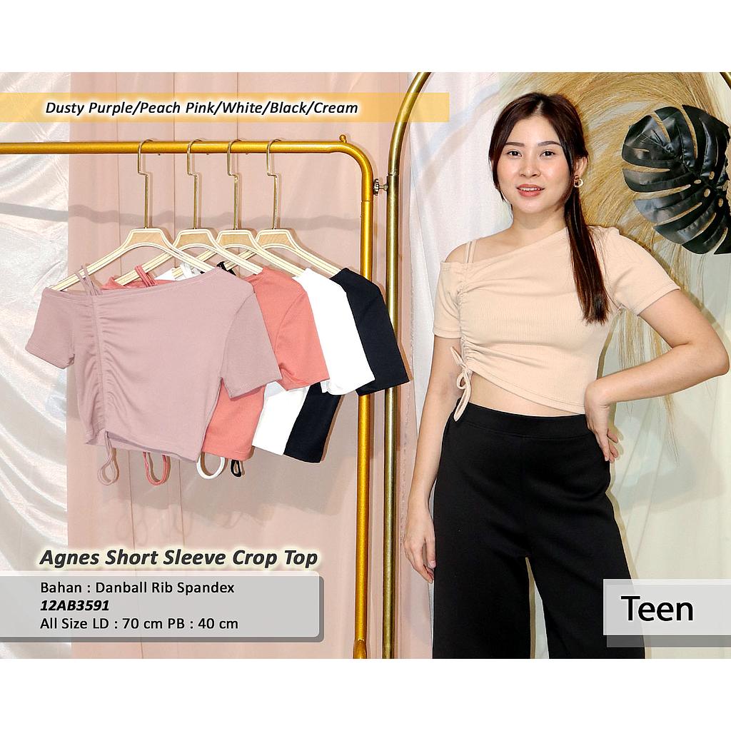 Agnes Short Sleeve Cop Top (AB 359)