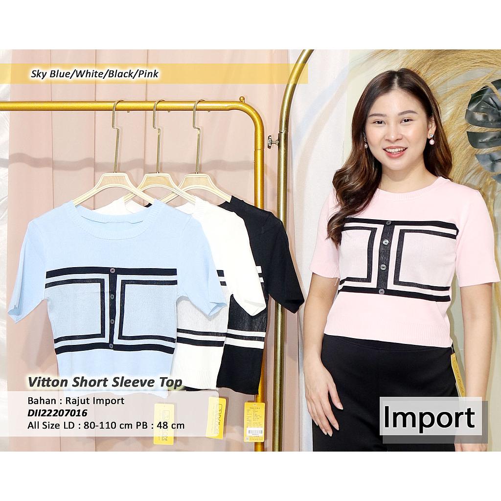 Vitton Short Sleeve Top