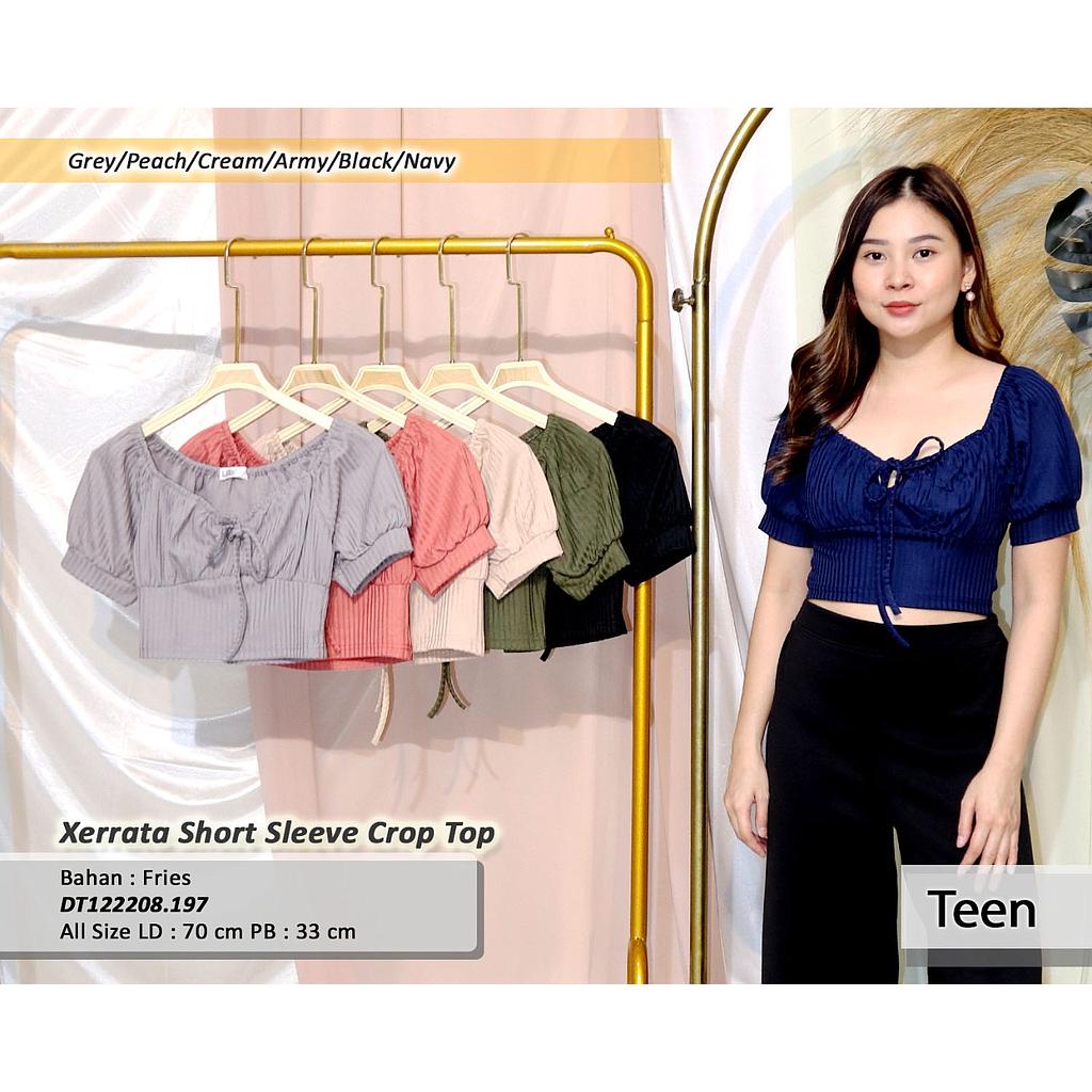 Xerrata Short Sleeve Crop Top(DT.197)