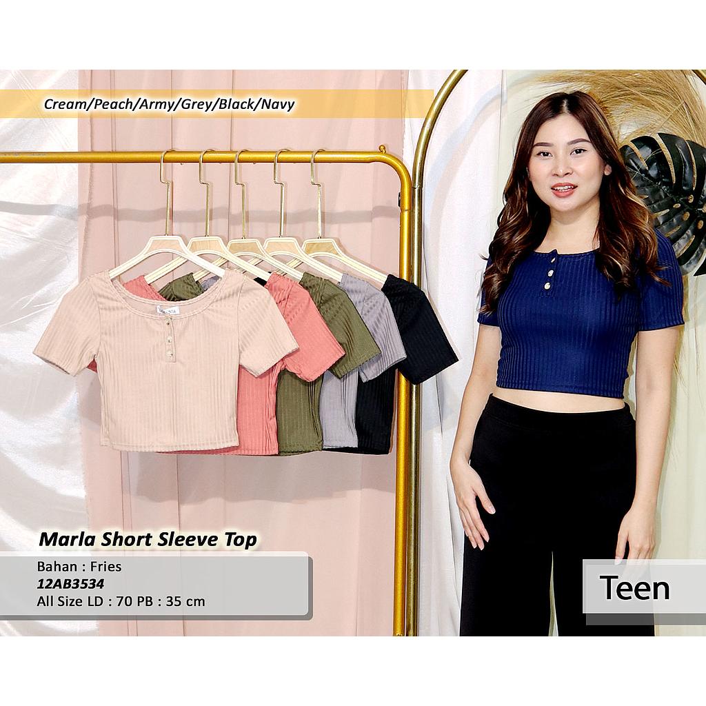 Marla Short Sleeve Top(AB353)