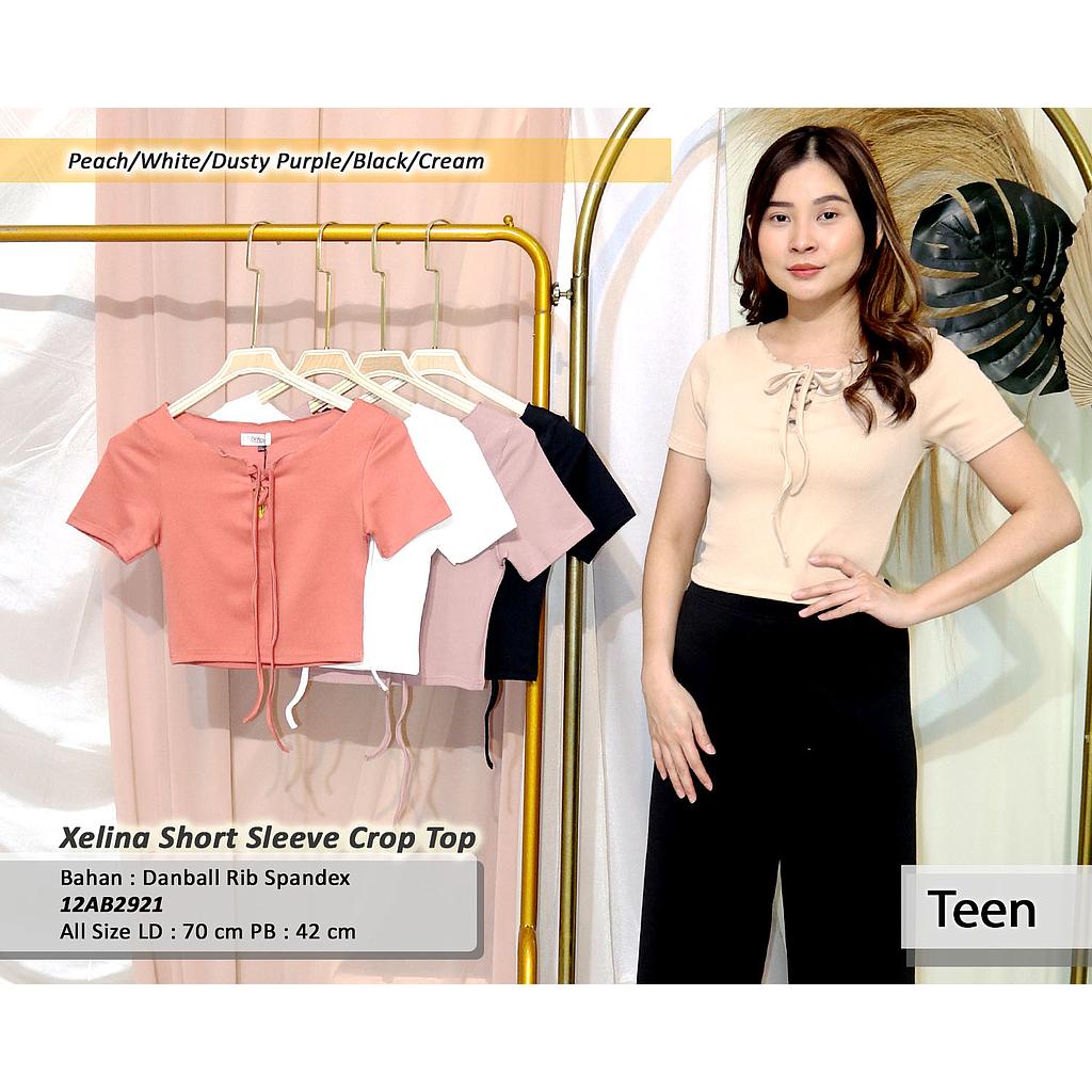 Xelina Short Sleeve Crop Top(AB2921)