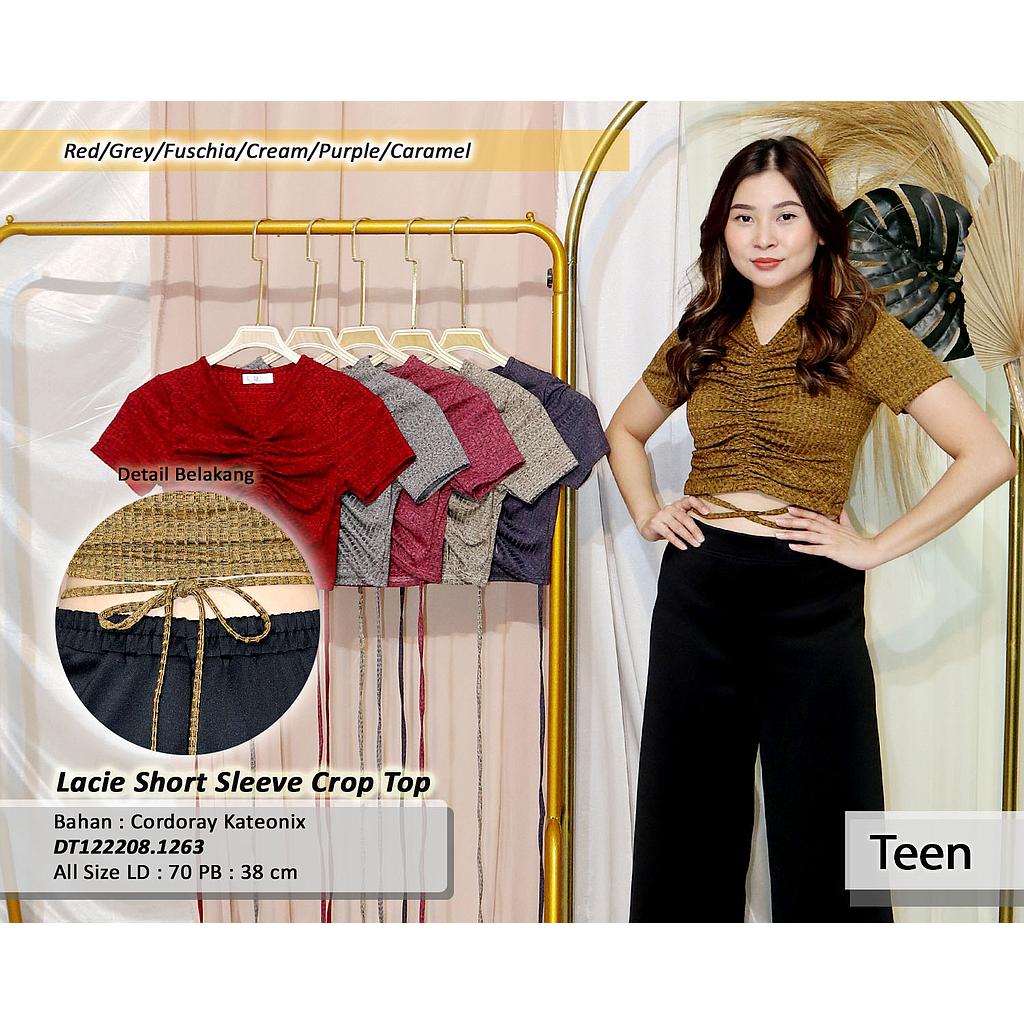 Lacit Short Sleeve Crop Top(DT.126)