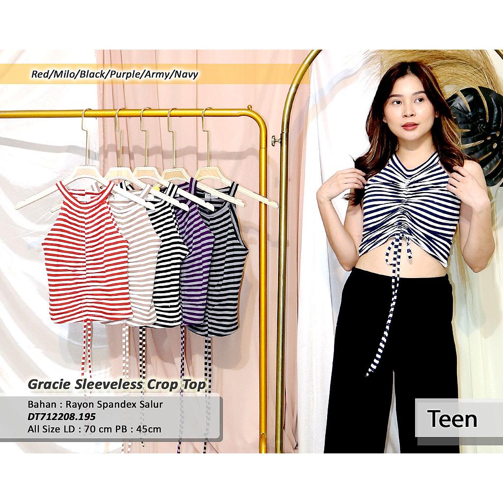 Gracie Sleeveless Crop Top(DT.195)