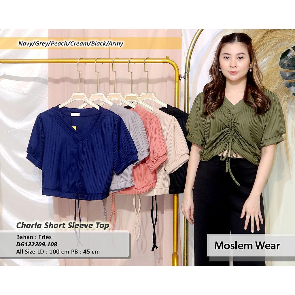 Charla Short Sleeve top(DG.108)