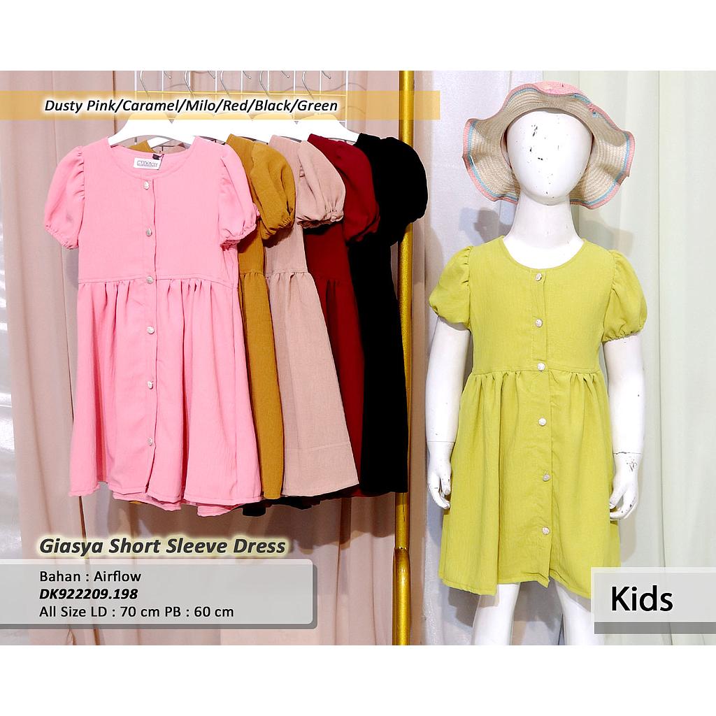 Giasya Short Sleeve Dress (DK.198)