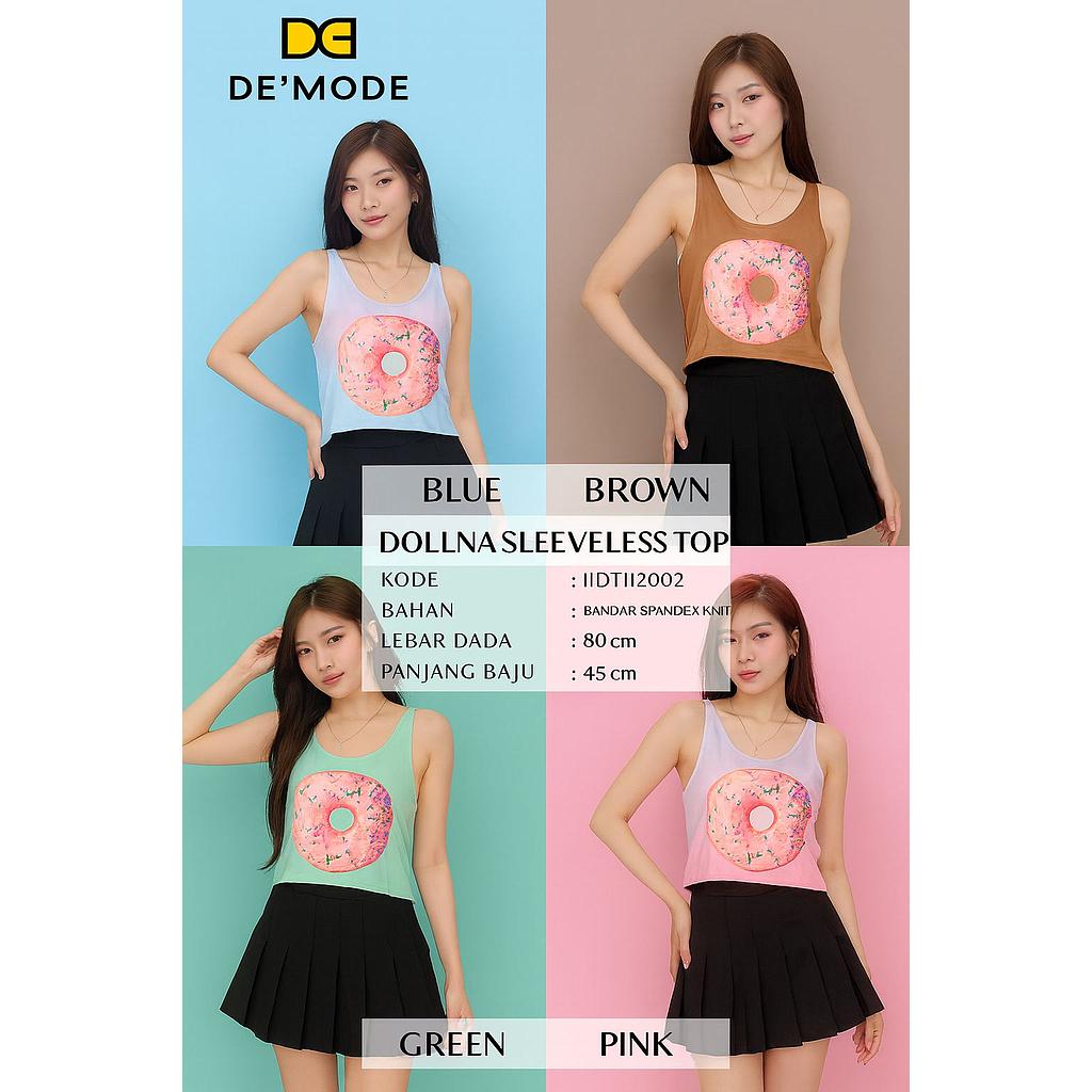 Dollna Sleeveless TOP(2 piece)(DT112)