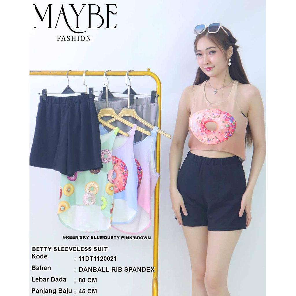 Betty Sleeveless TOP (2 piece) (DT112)