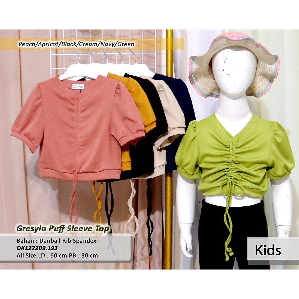 Gresyla puff sleeve top(DK.193)