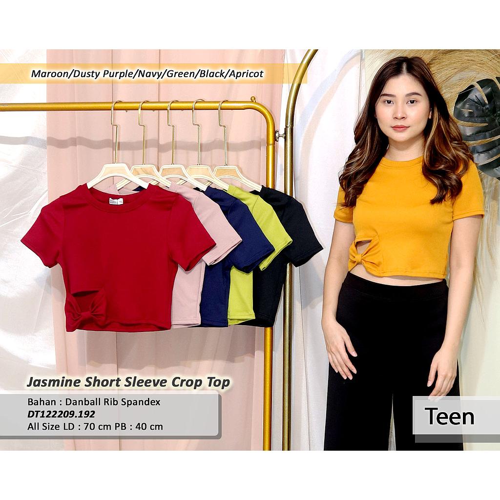 Jasmine Short Sleeve Crop Top(DT.192)