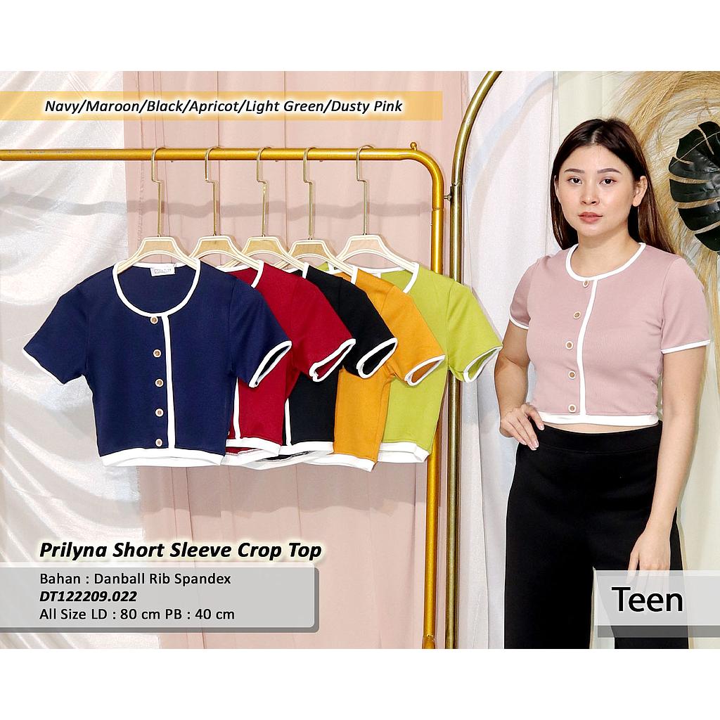 Prilyna Short Sleeve Crop Top (DT.022)