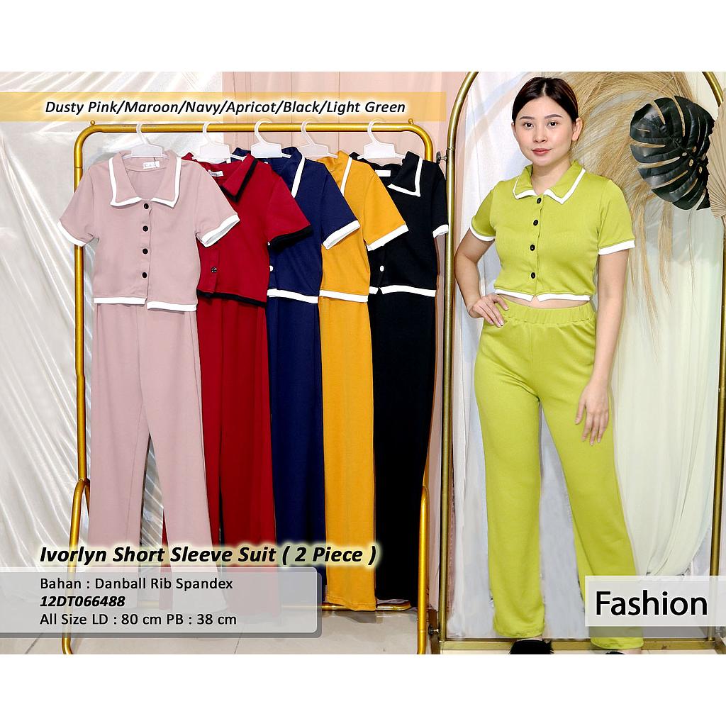 ivorlyn short sleeve suit (DT066)