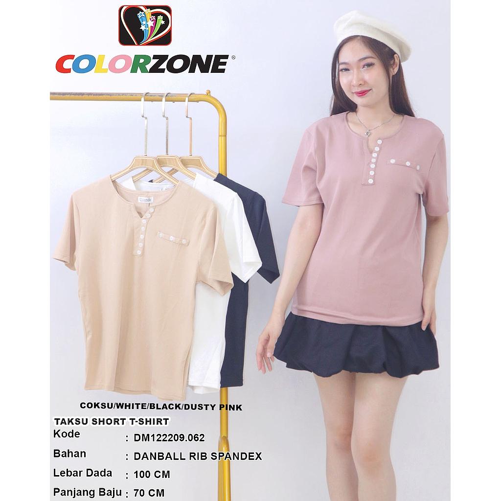 Taksu Short Sleeve Button T-Shirt (DM.062)