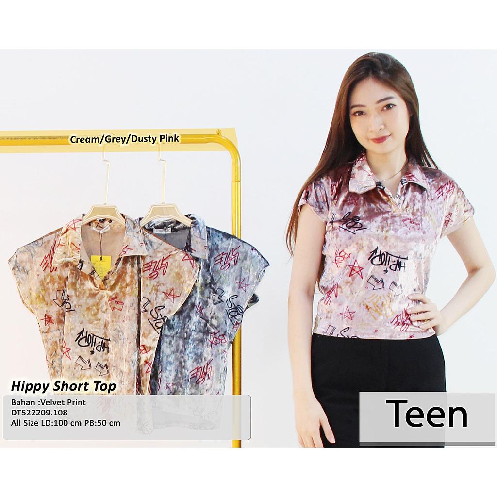 Hippy  Short Sleeve Top(DT.108)