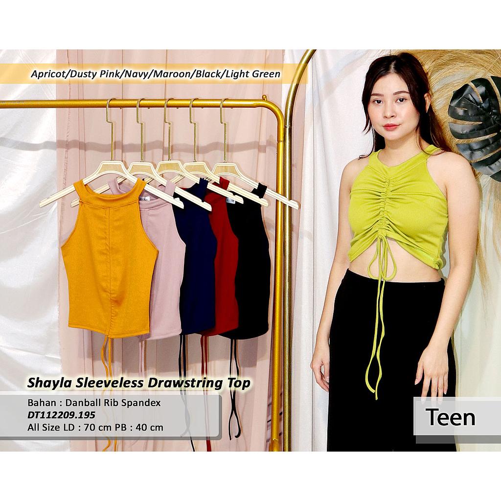 Shayla sleeveless Drawstring Top(DT.195)