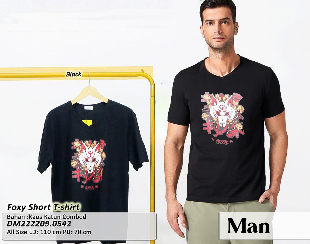 Foxy Short Sleeve T-Shirt(DM.054)
