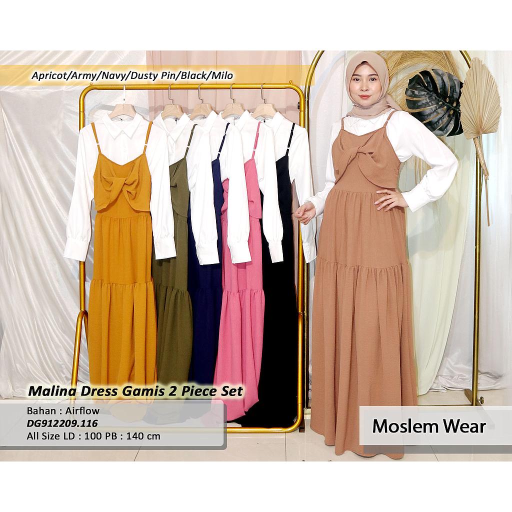 Manila Dress Gamis 2pcs set(DG.116)