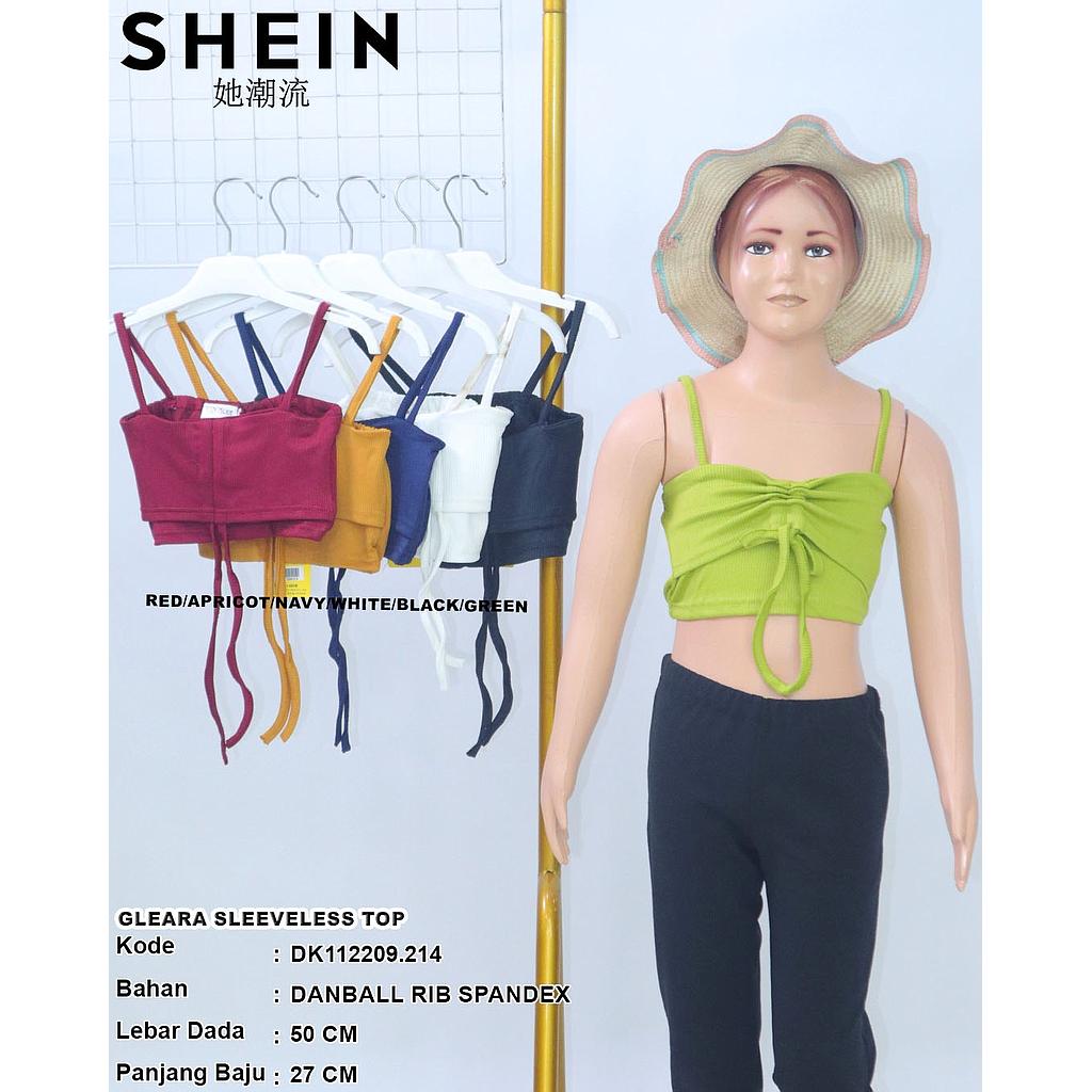 Gleara Drawstring  Crop Tank Top(DK.214)