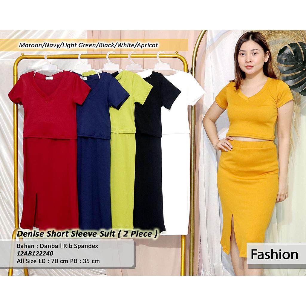Denise short sleeve suit (AB122)