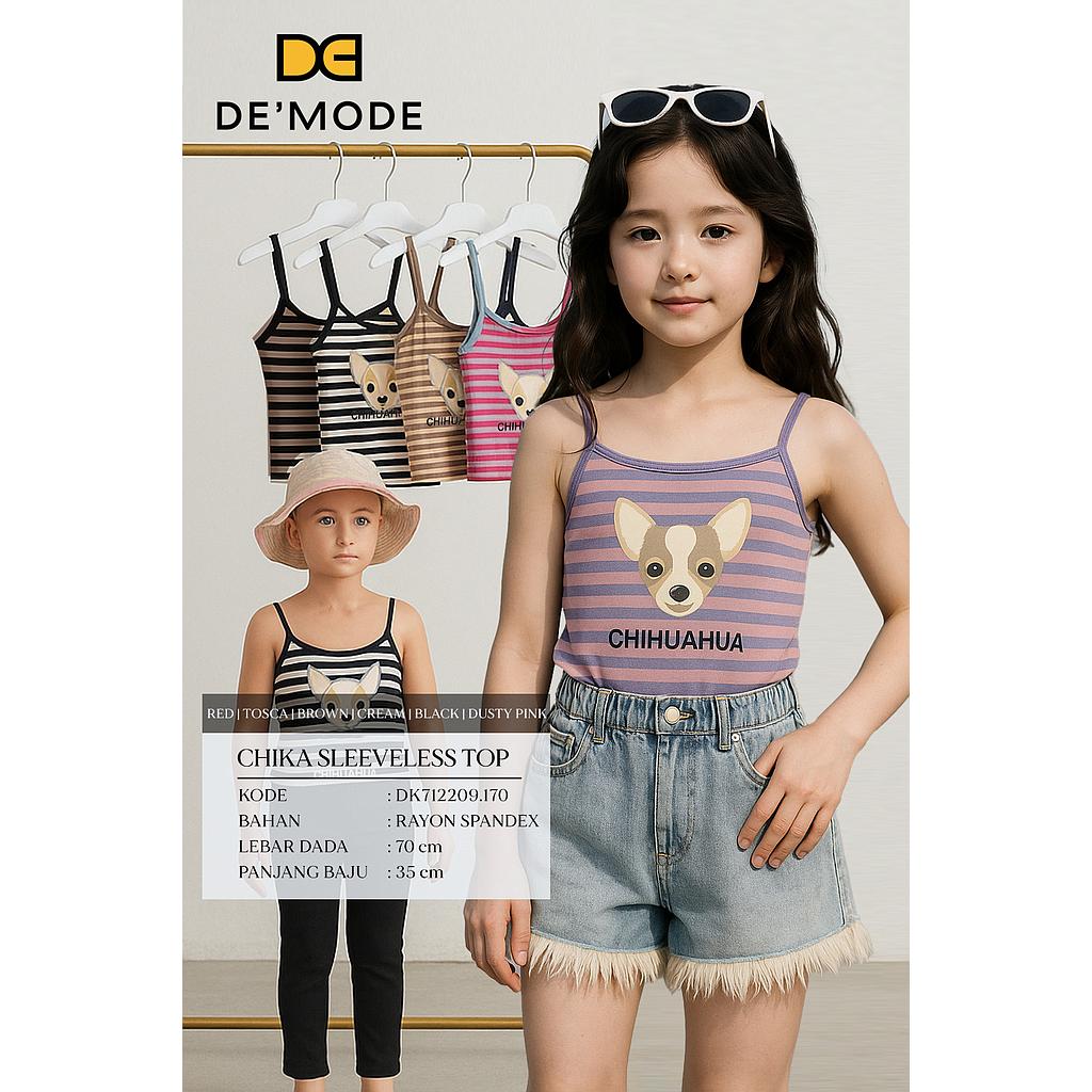 Chika Sleeveless top(DK.170)