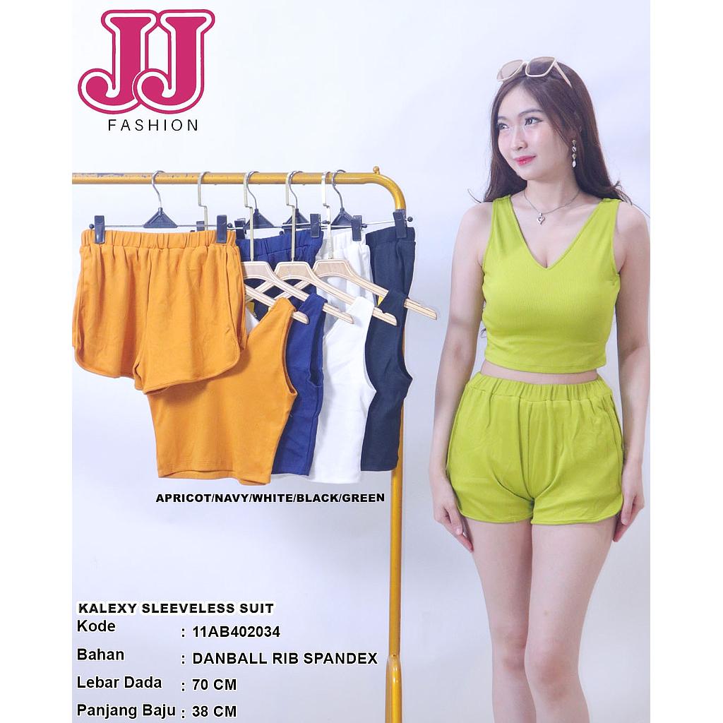 Kalexy sleeveless suit ( 2 pieces) (AB402)
