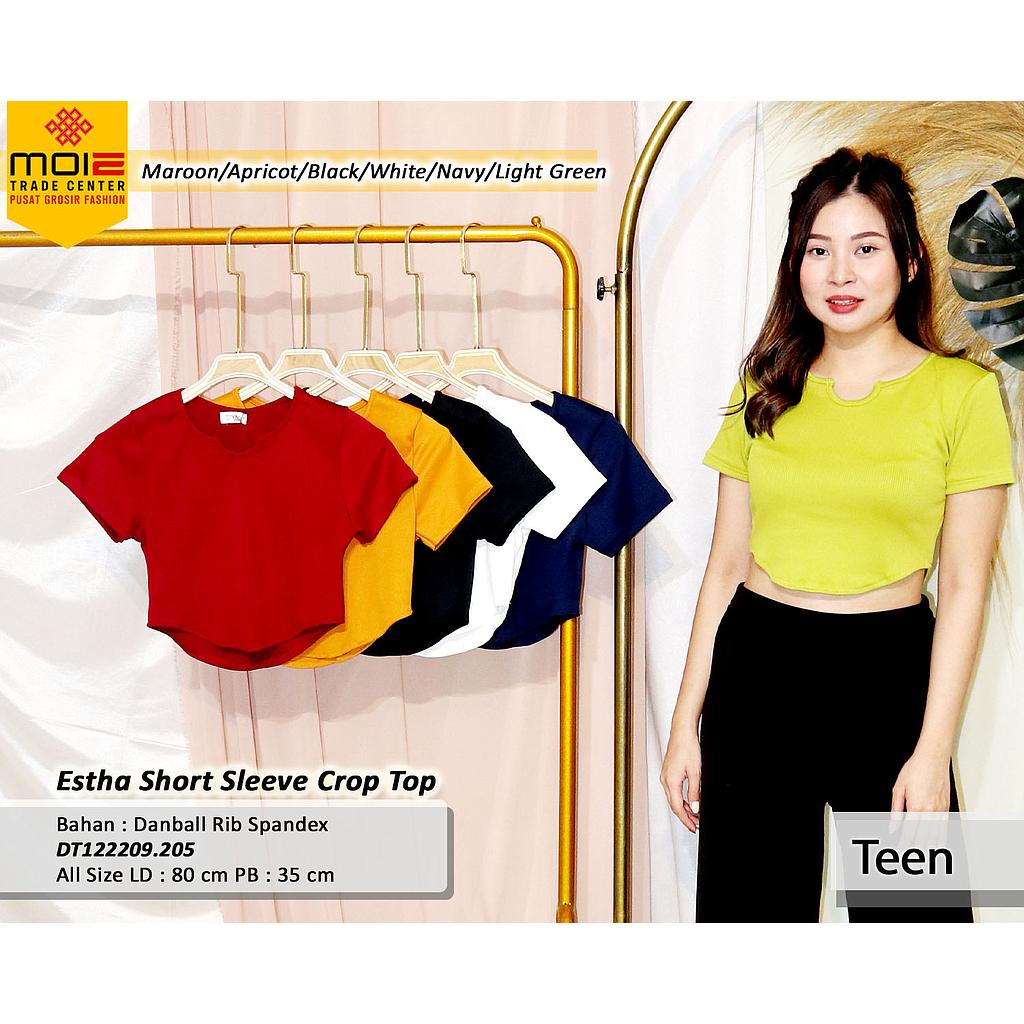 Estha Short Sleeve Crop Top(DT.205)