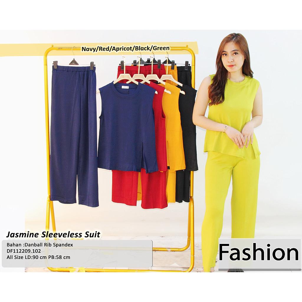 Jasmine sleeveless suit (2 piece )(DF.102)