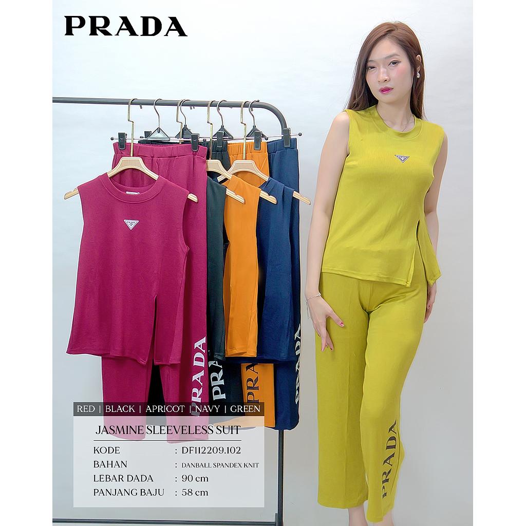 Jasmine sleeveless suit (2 piece )(DF.102)