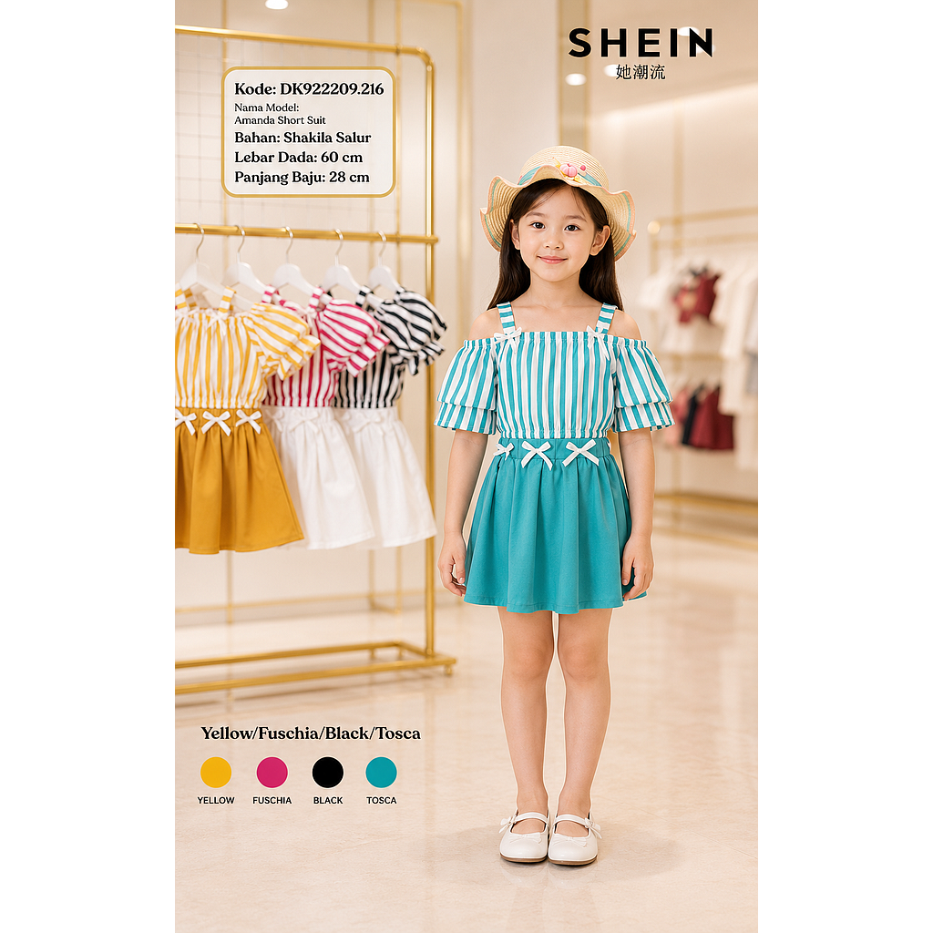 Amanda short suit(DK.216)