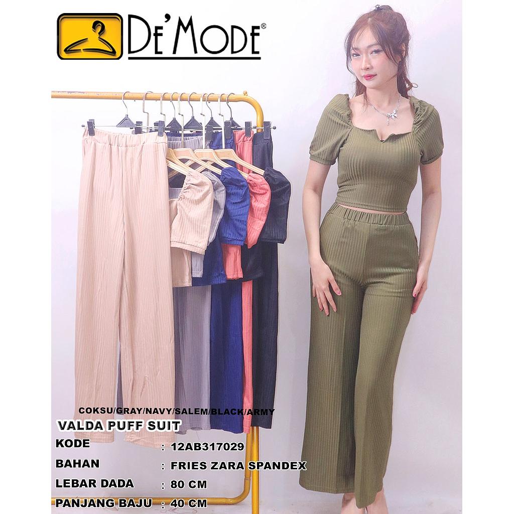 Valda puff Suit(AB317)