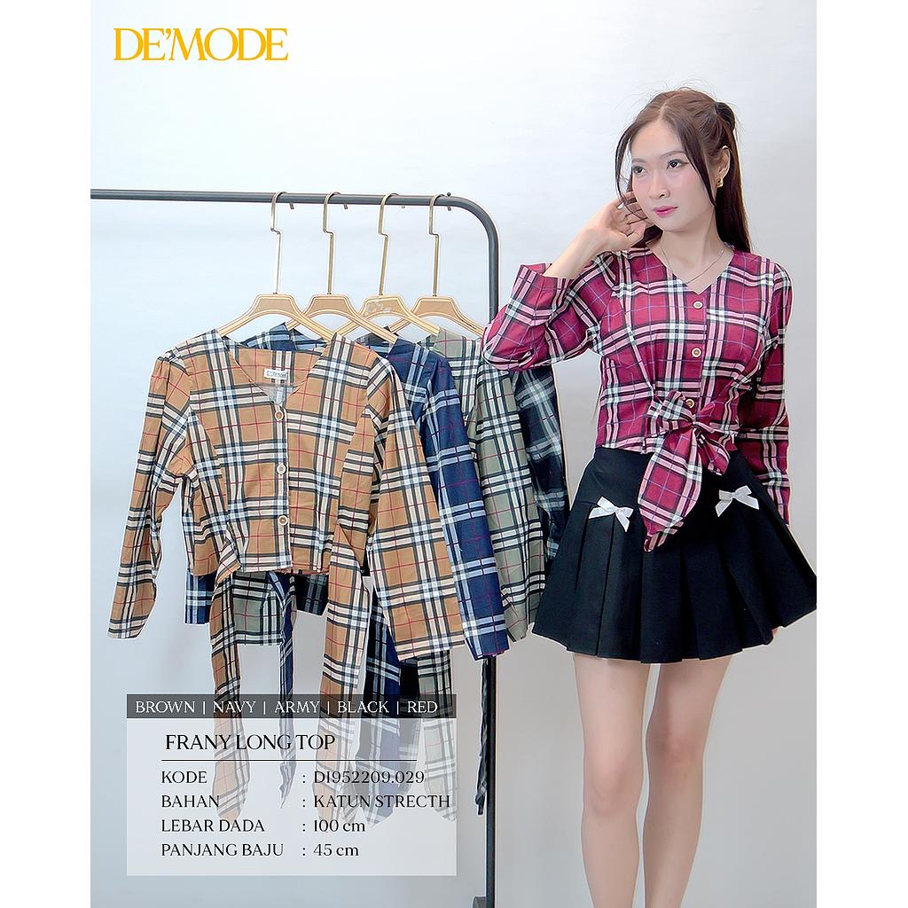 Franny Long sleeve Button Top(DI.029)