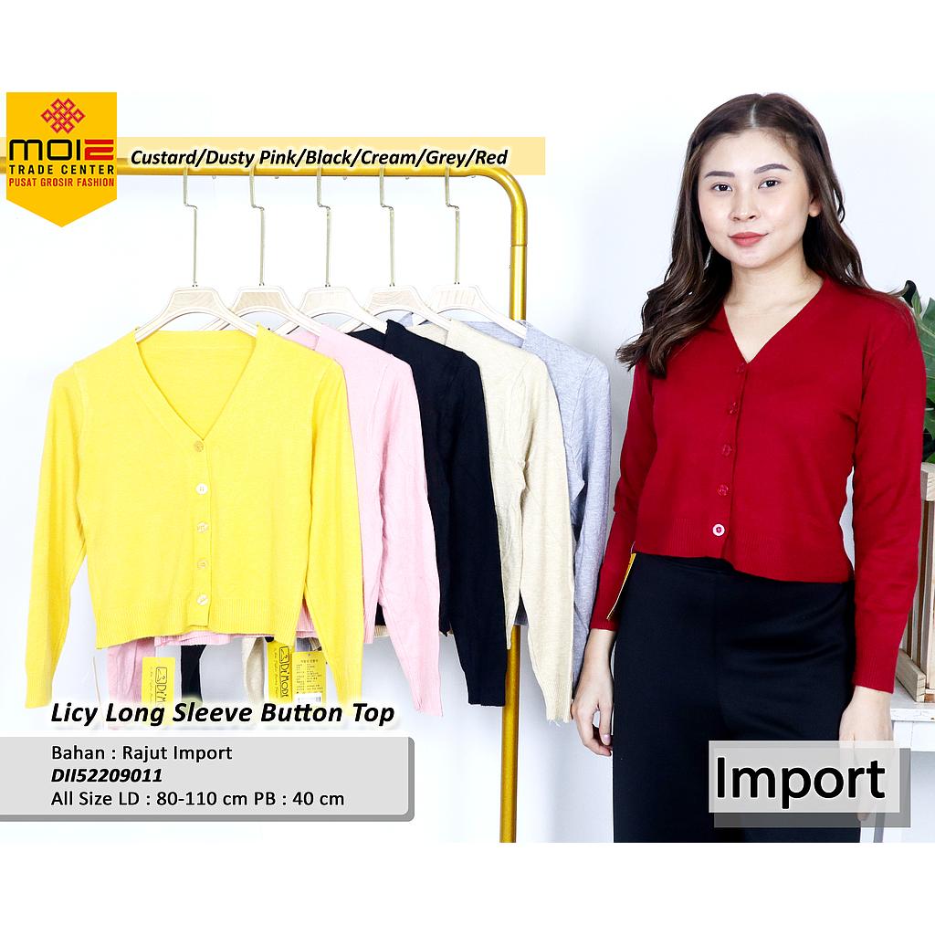 Licy long sleeve Button top