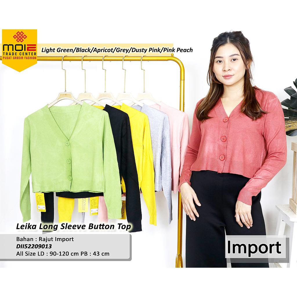 Leika Long Sleeve Button Top