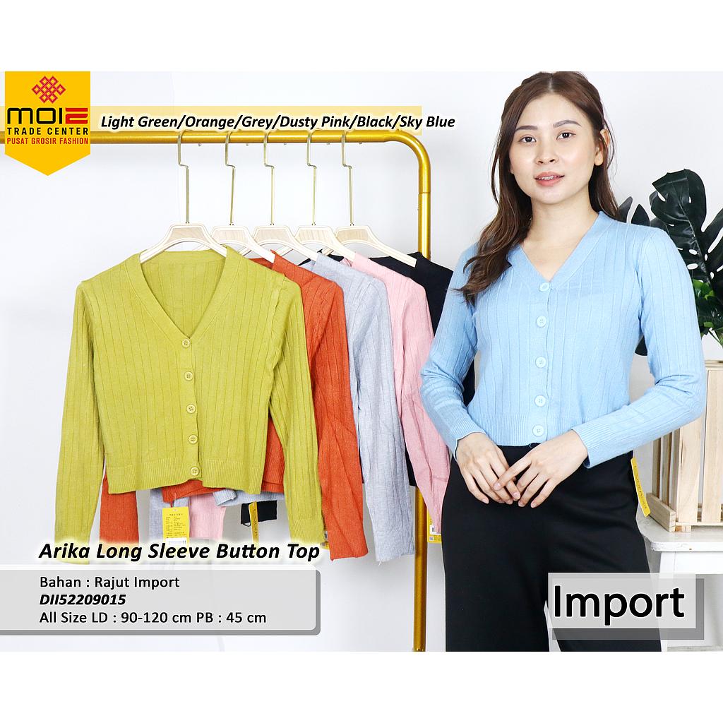 Arika Long sleeve Button Top