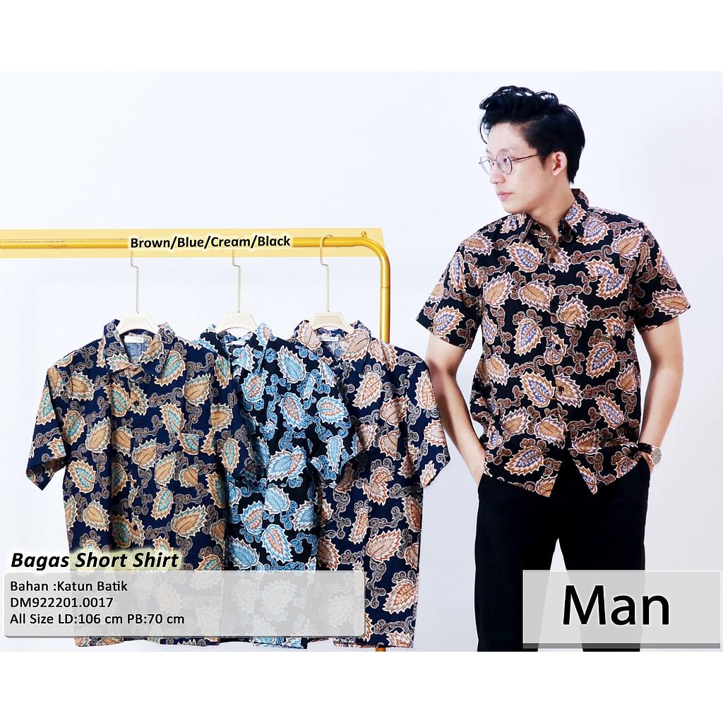 Bagas Short Batik Shirt (DM.0017)
