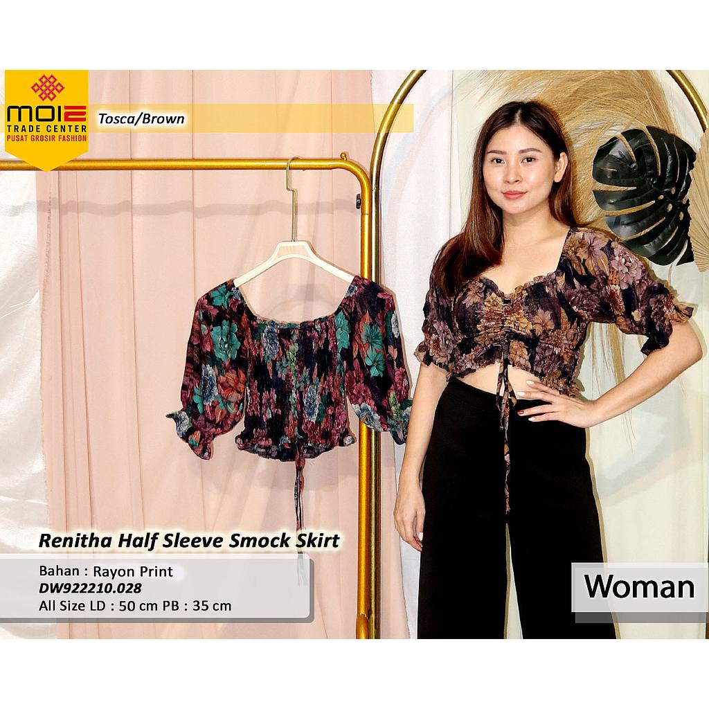 renitha half sleeve smock skirt(DW.028)