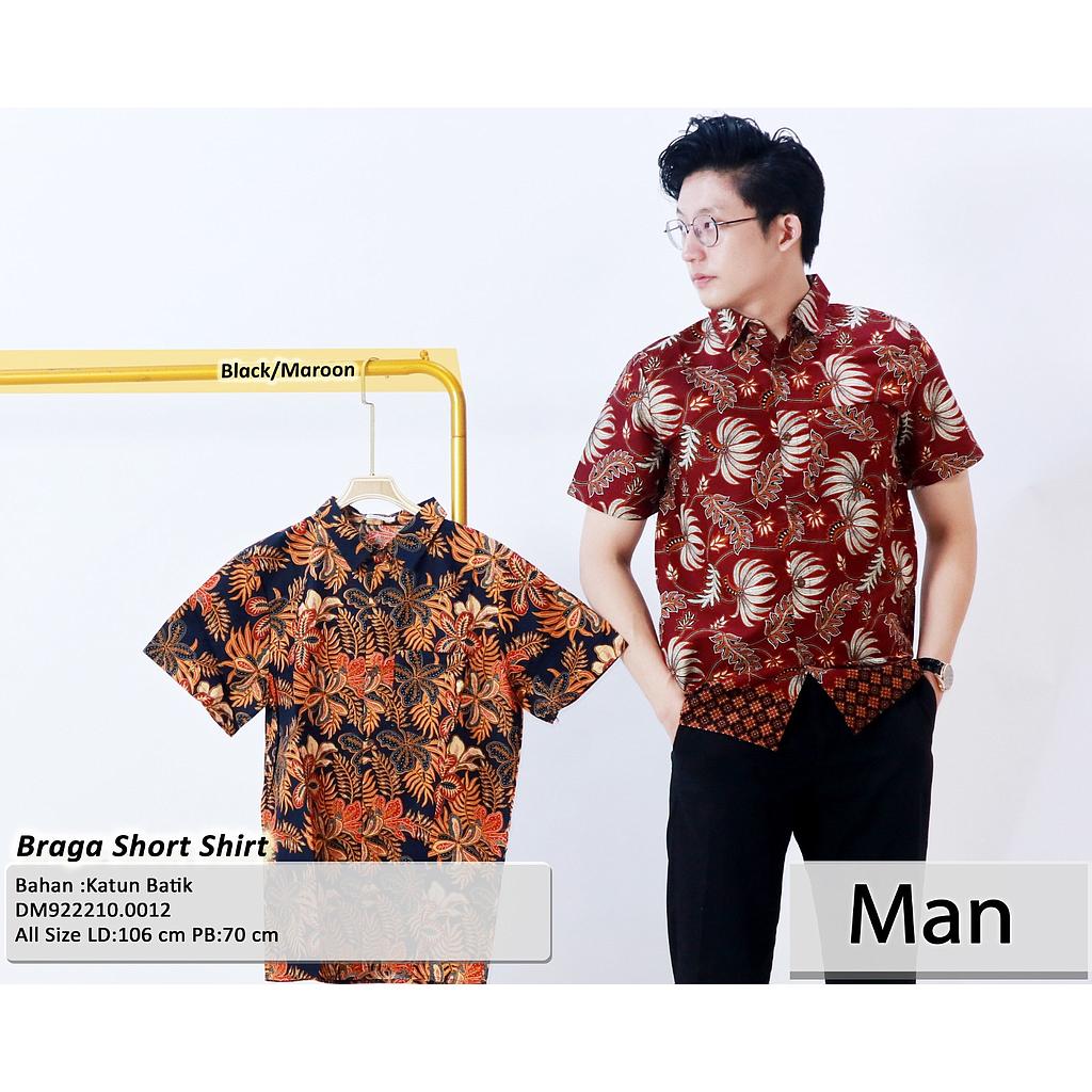 Braga short  Batik Shirt(DM.0012)