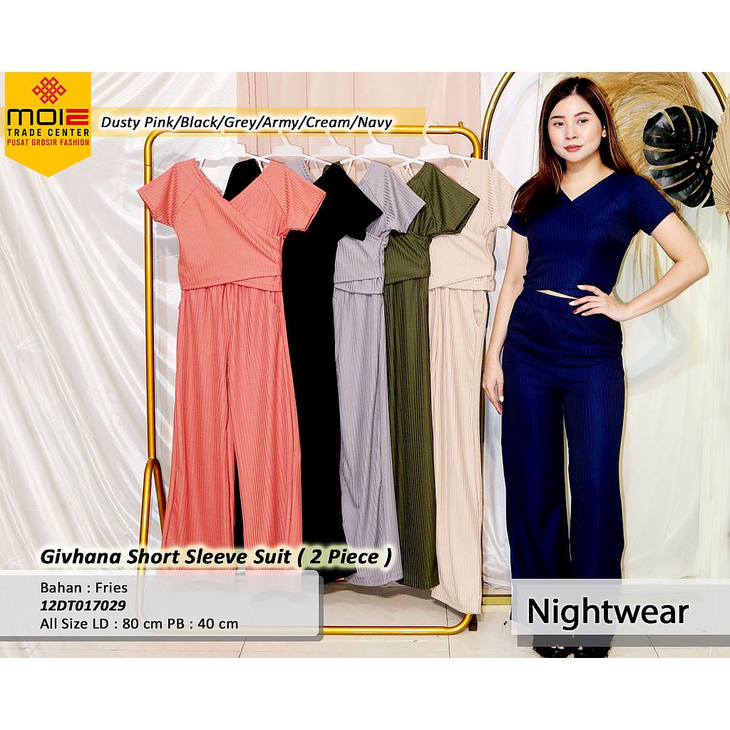 Givhana Short Sleeve Suit(DT017)
