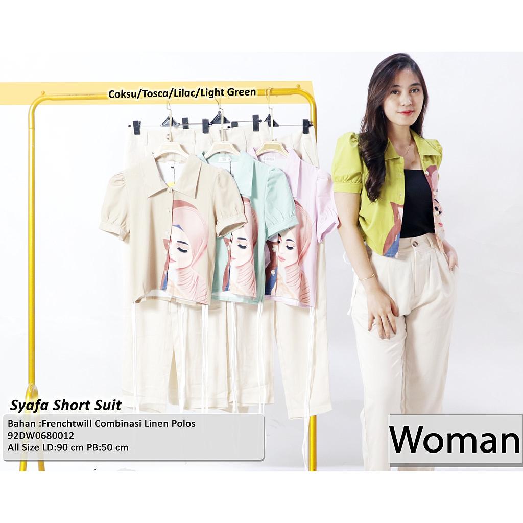 Syafa Short Sleeve Suit(DW068)