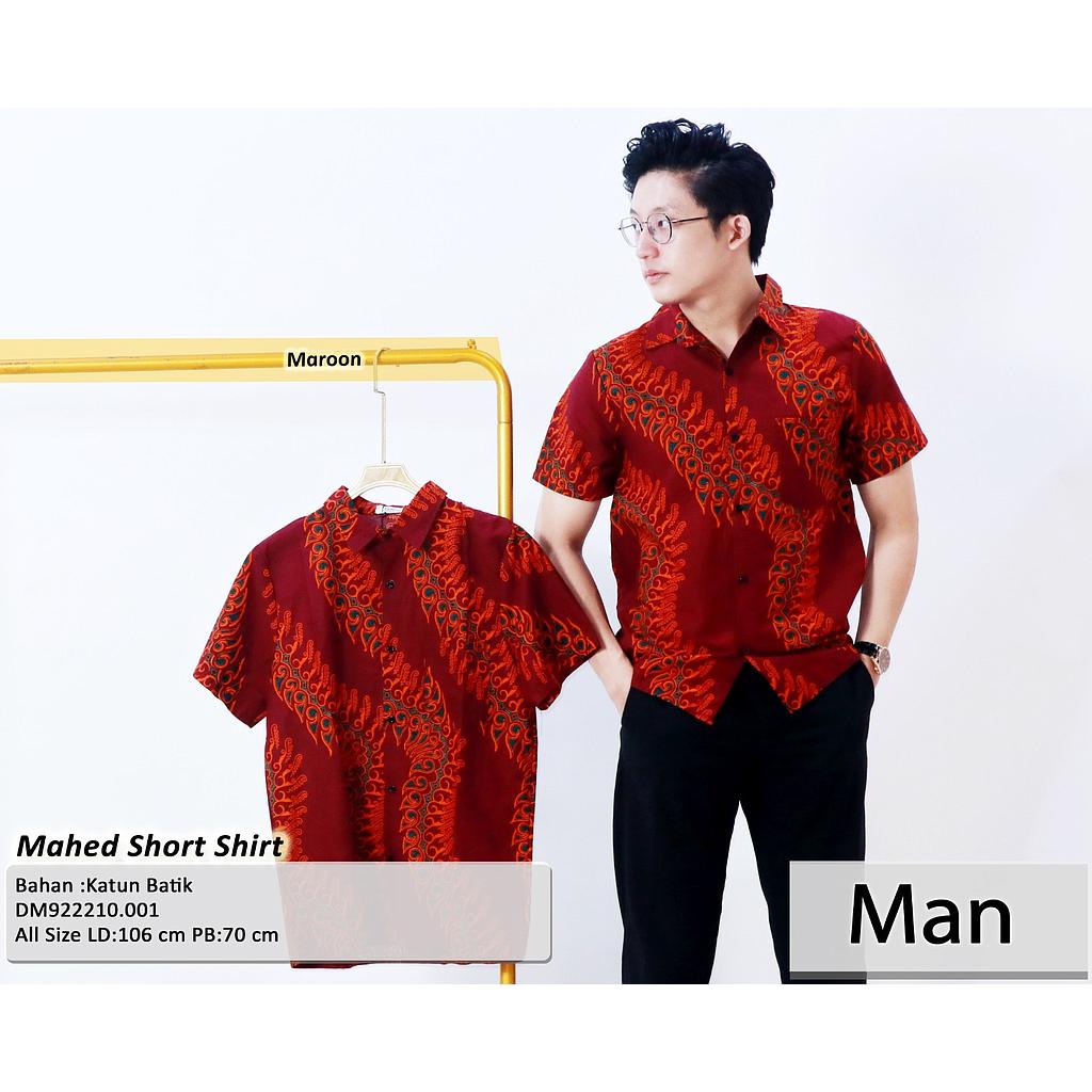 Mahed Short  Batik Shirt( DM.001)
