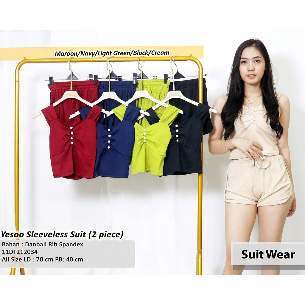 Yesoo Sleeveless Suit (2 piece)(DT212)