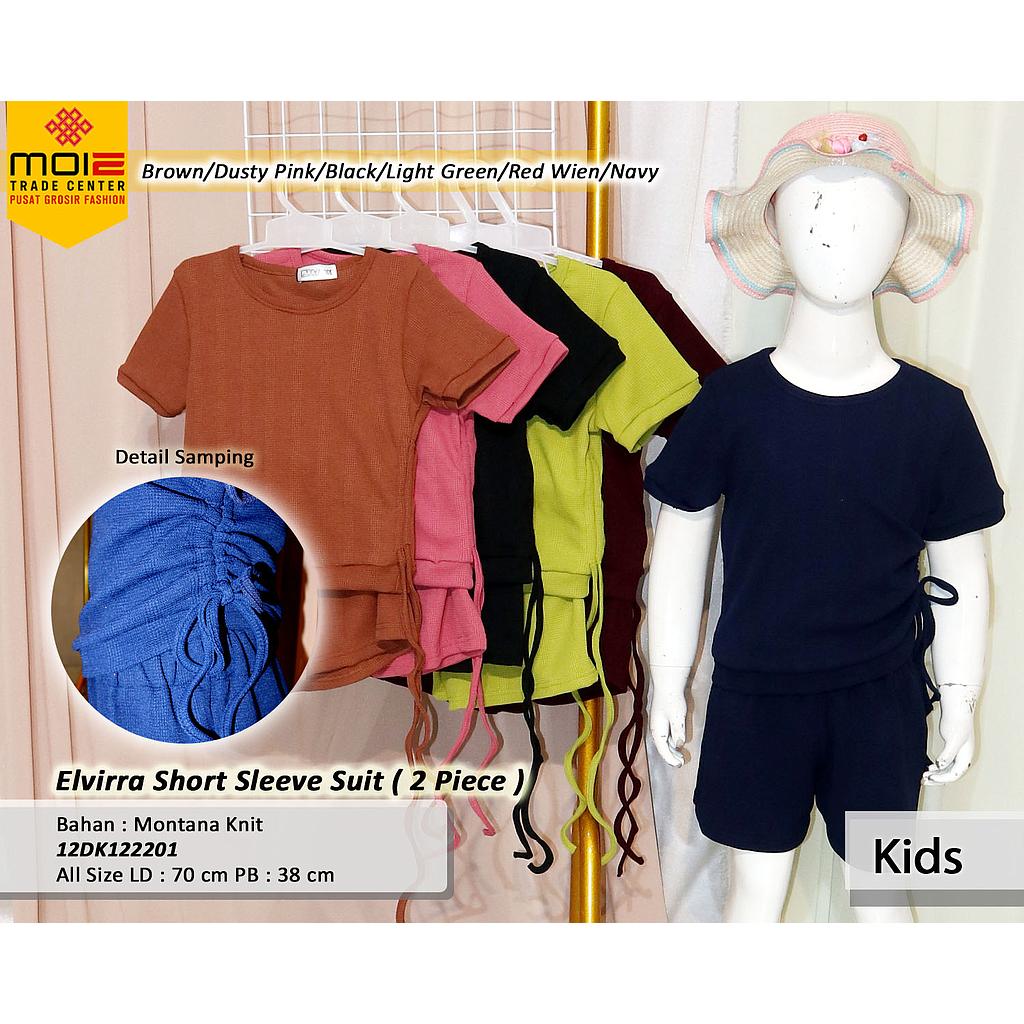 Elvirra short Sleeve suit(DK112)