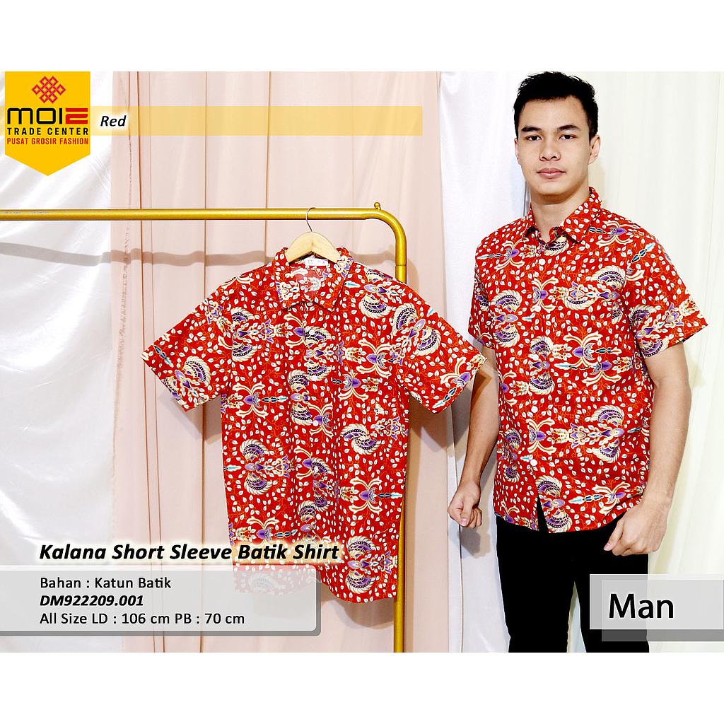 Kalana short sleeve Batik Shirt(DM.001)
