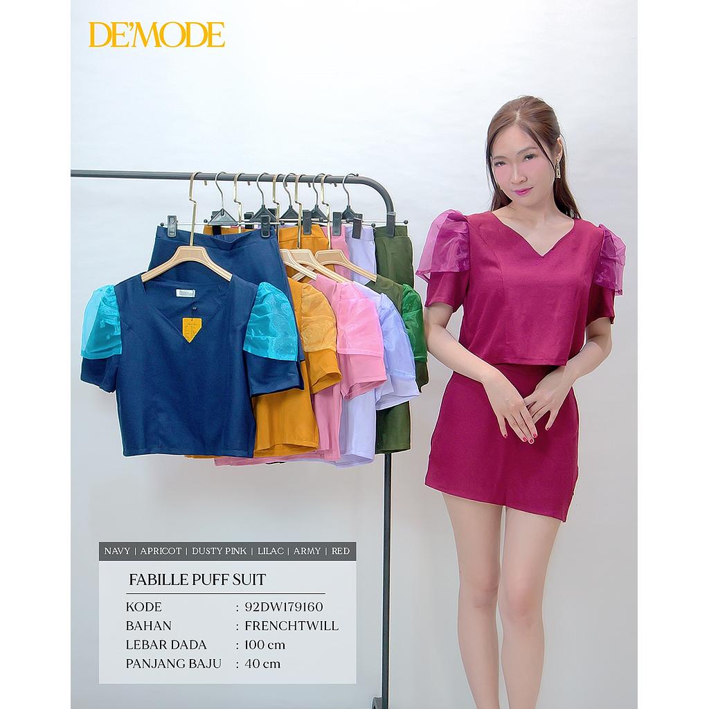 Fabille puff  Suit(2 piece) (DW179)