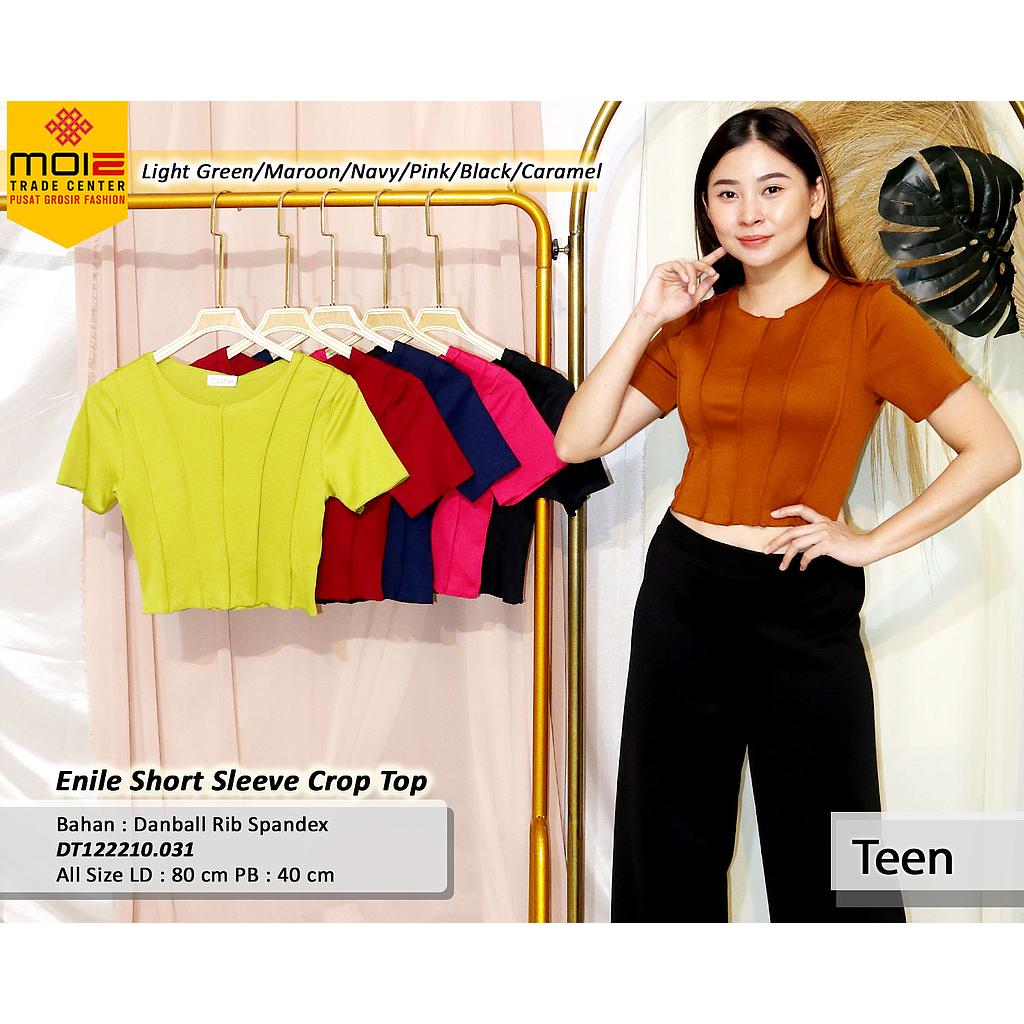 Enile Short Sleeve Crop Top(DT.031)