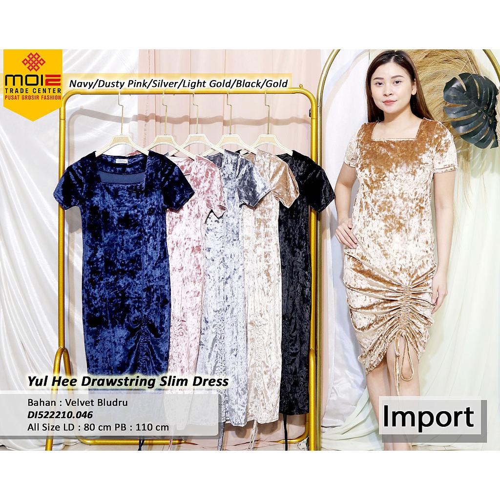 Yul hee drawstring slim dress(DI.046)